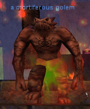 a mortiferous golem