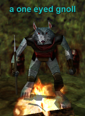 a one eyed gnoll
