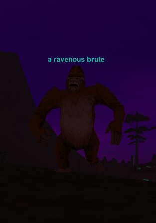 a ravenous brute