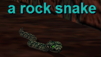 a rock snake