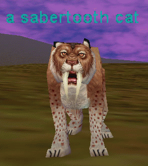 a sabertooth cat