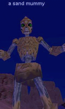 a sand mummy