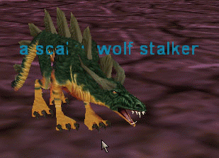 a scaled wolf stalker