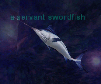 a servant swordfish