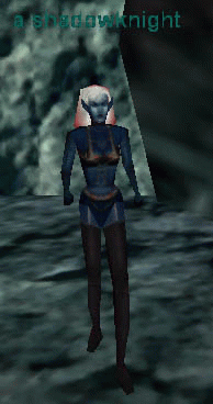 a shadowknight (Dark Elf Female)