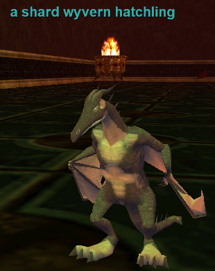 A shard wyvern hatchling
