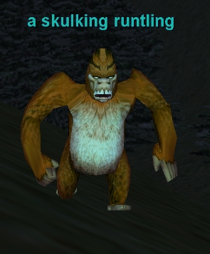 a skulking runtling