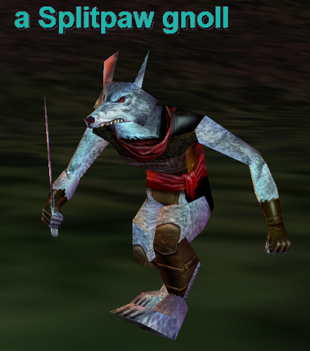 a Splitpaw gnoll