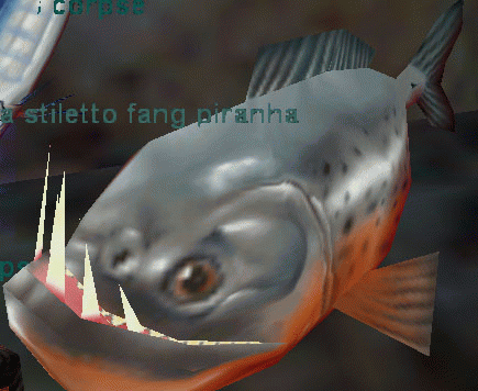 a stiletto fang piranha