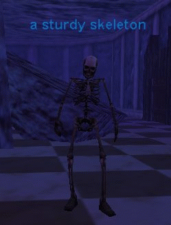 a sturdy skeleton