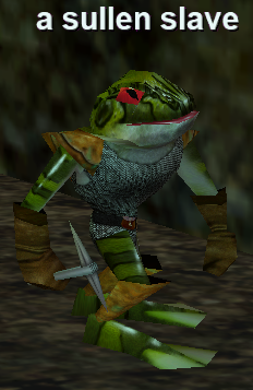 a sullen slave
