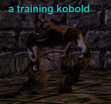 a training kobold