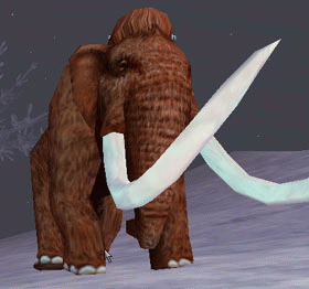 a tundra mammoth