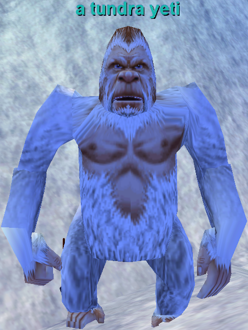 a tundra yeti
