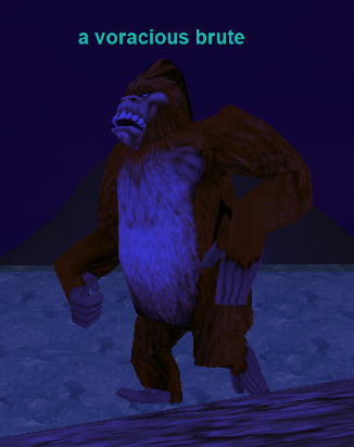 a voracious brute