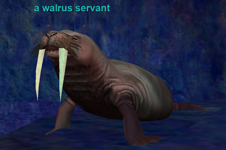 a walrus servant