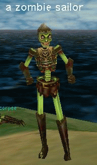 a zombie sailor