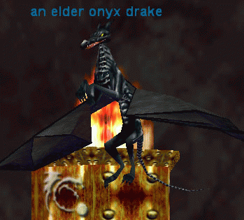 an elder onyx drake