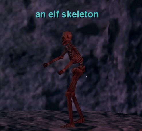 an elf skeleton
