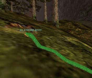 an emerald adder