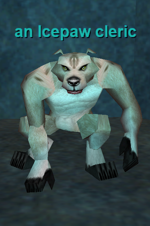 an Icepaw cleric