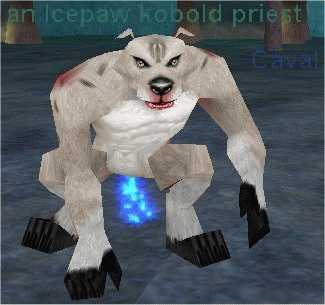 an Icepaw kobold priest