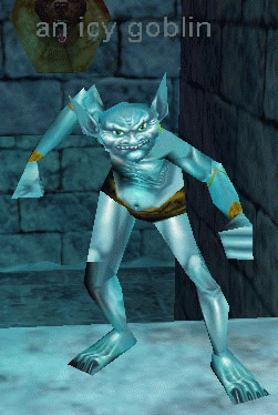 an icy goblin