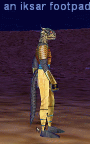 an iksar footpad