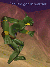 an isle goblin warrior
