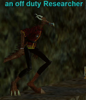 an off duty Researcher