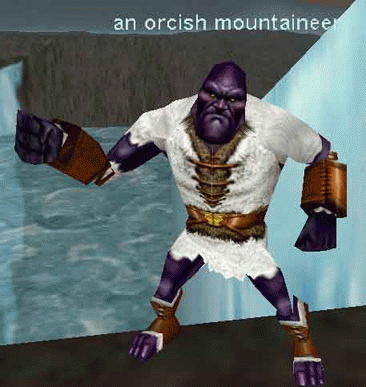 an orcish mountaineer