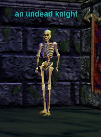 an undead knight (Mistmoore)