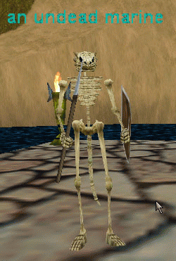 an undead marine