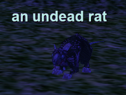 an undead rat