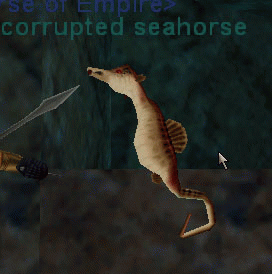 corrupted seahorse