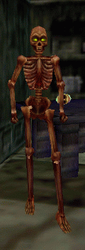 dark boned skeleton