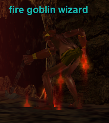 fire goblin wizard
