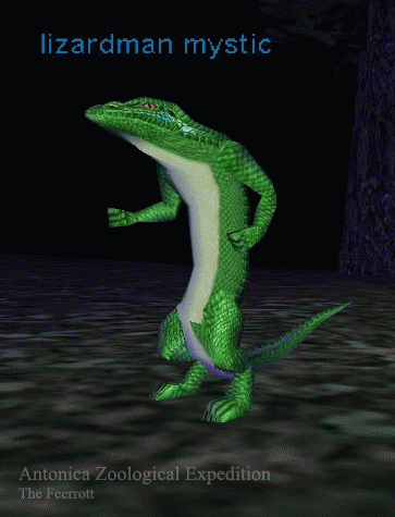 a lizardman mystic