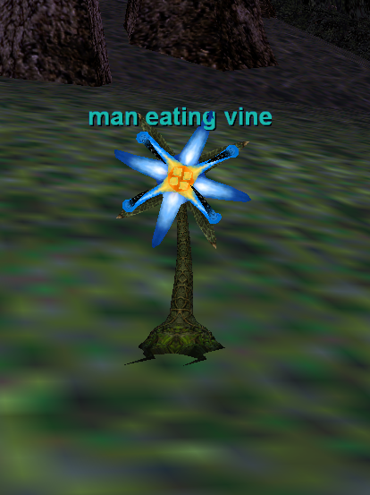 man eating vine