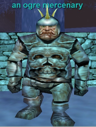 an ogre mercenary