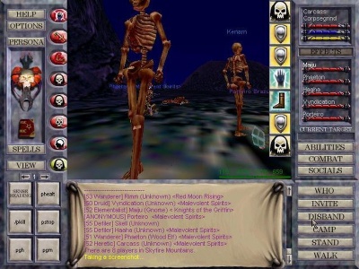 A screenshot of the classic full screen UI