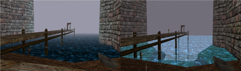 Classic left and Clear right