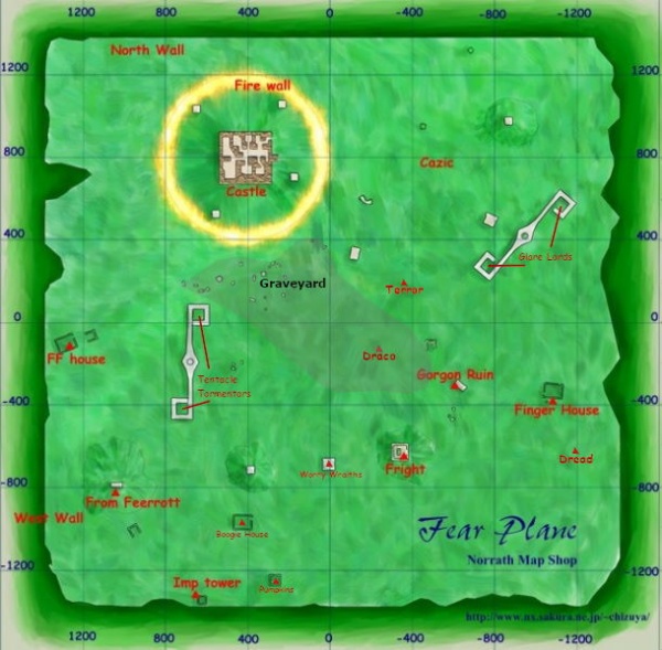 Map of the Plane of Fear