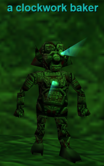 a clockwork baker