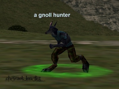 a gnoll hunter